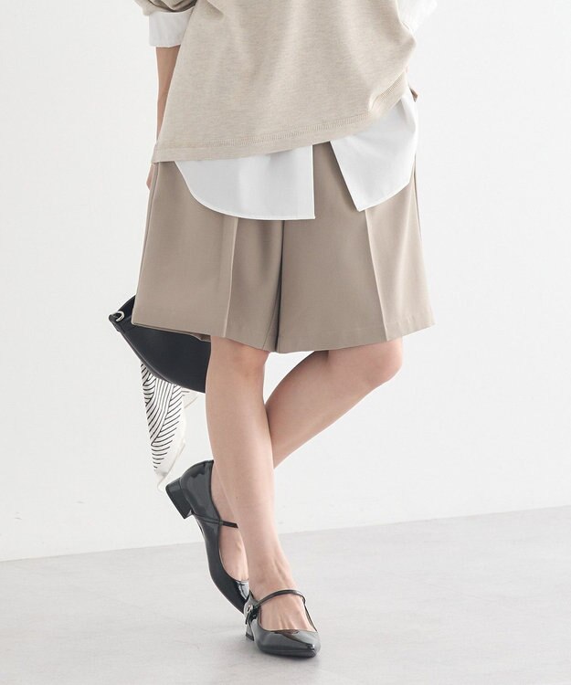 earth music&ecology バミューダパンツ Beige