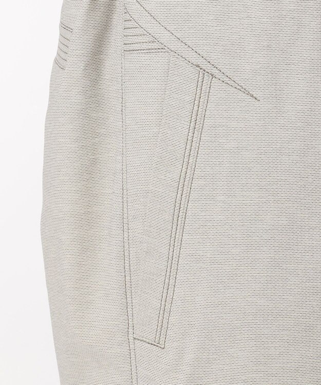 JOSEPH ABBOUD MOUNTAIN スラブシャンブレーストレッチ パンツ アイボリー系