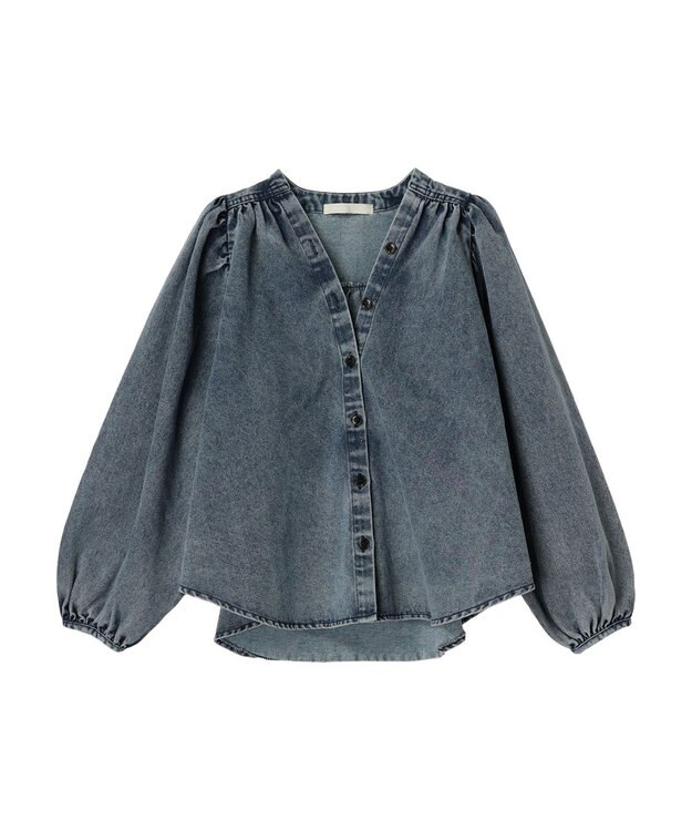 Green Parks ・ｆｕｒｒｙ　ｒａｔｅ　デニムシャツジャケット Indigo