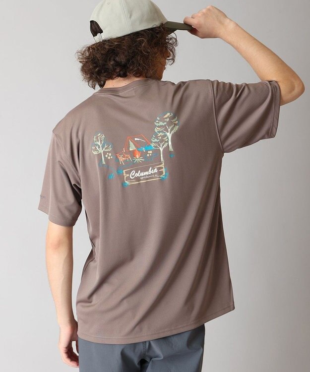 Columbia Columbia/ レイクアローヘッドグラフィックショートスリーブTシャツ /コロンビア Iron Tent