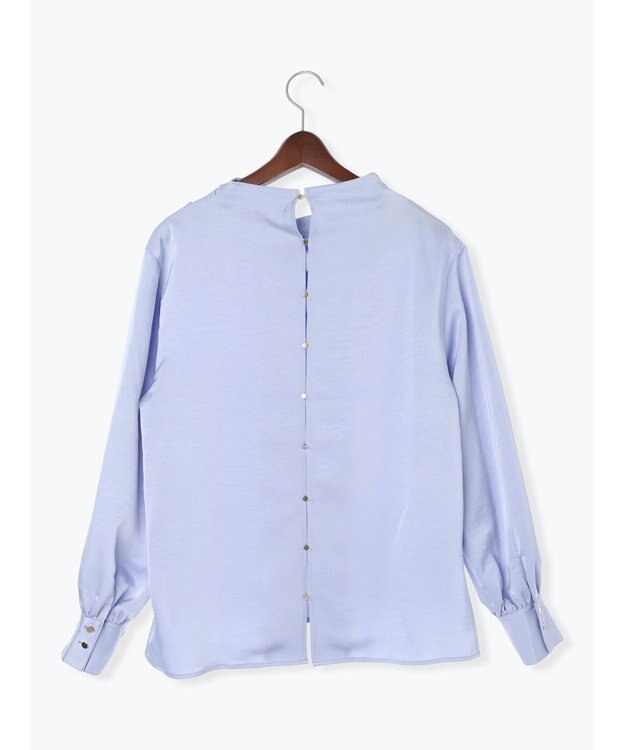 Te chichi ドレープネックブラウス《2025Autumn catalog vol.2 item》 ブルー