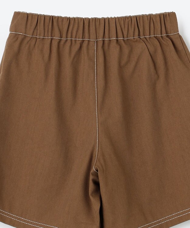 組曲 KIDS 【110-140㎝】リボンポケット ショートパンツ ブラウン系