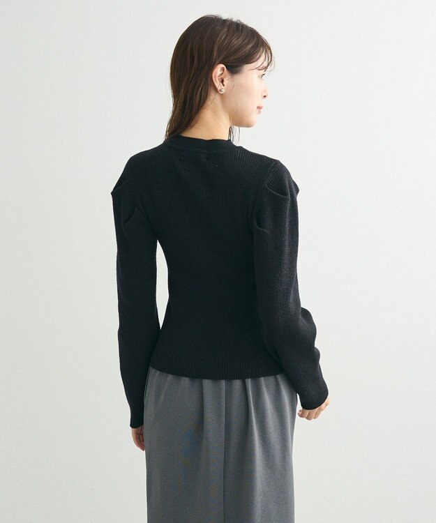 Green Parks ・ｓｗｉｎｇ　ｂｙ　ラメニットパワーショルダー Black