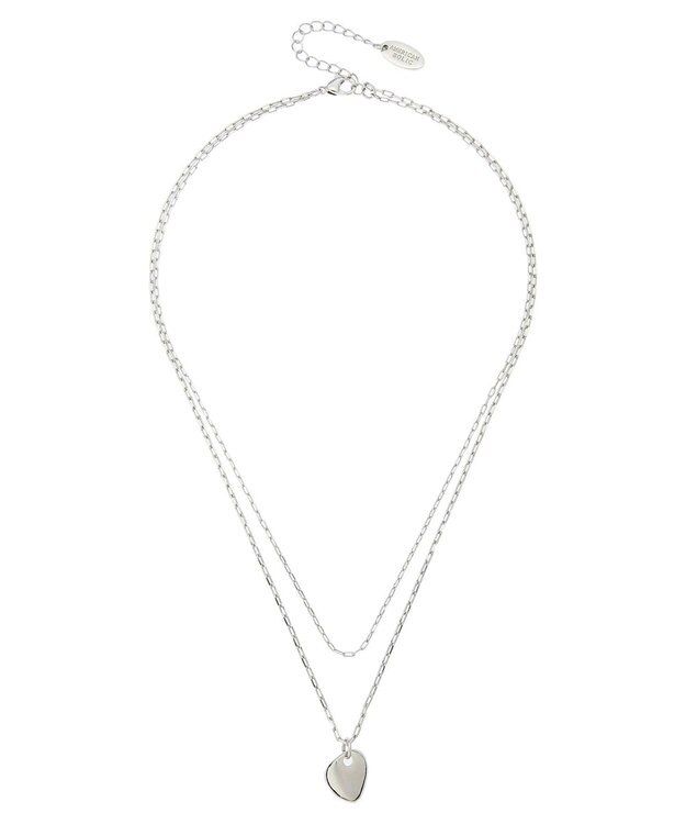 AMERICAN HOLIC ２連メタルペプルネックレス Silver
