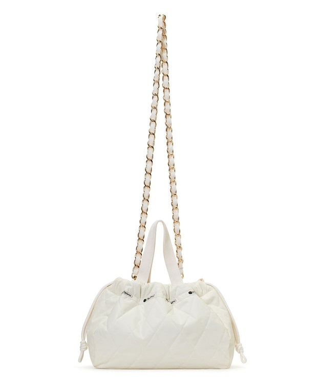 LeSportsac CHAIN E/W DRAWSTRING BAG/ルナキルトチェーン ルナキルトチェーン