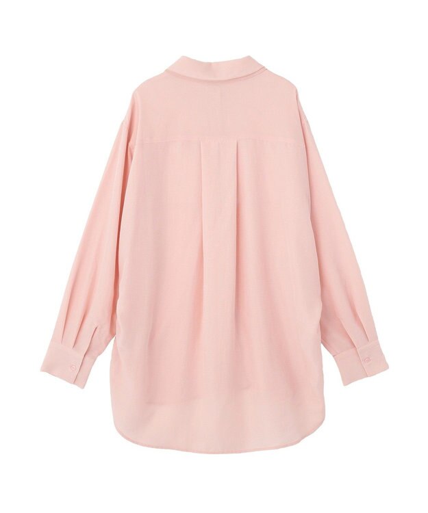 Green Parks レイヤード風ＢＩＧシャツ Pink