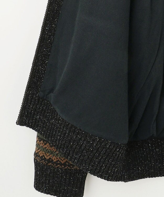 JOSEPH ABBOUD MOUNTAIN 【UNISEX】総裏フルZIPフェアアエル柄 ニットブルゾン オリーブ系7