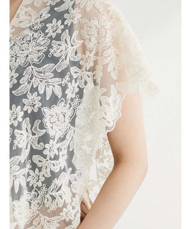 Green Parks ・ＳＵＧＡＲ　ＳＰＯＯＮ　２ｗａｙ刺繍レースベスト Ivory