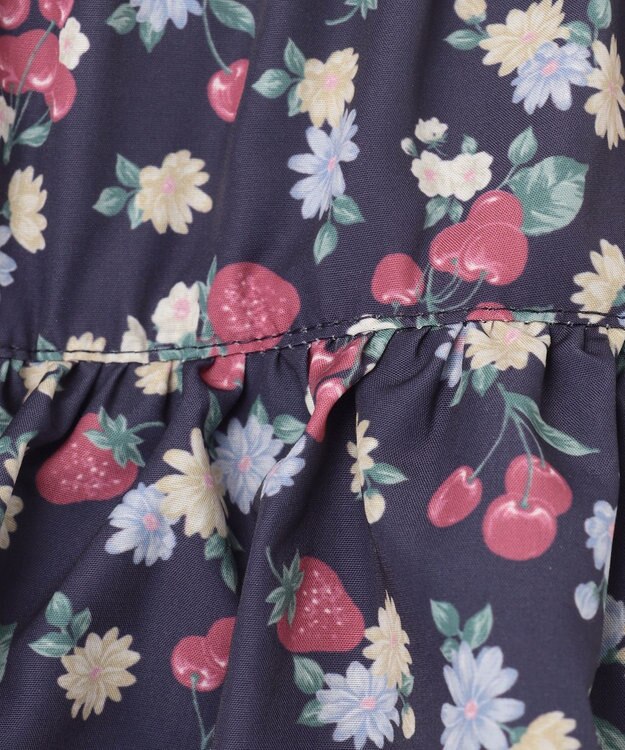 ANY KIDS 【チェリーベリーシリーズ】フルーツ フリル キュロット ネイビー系