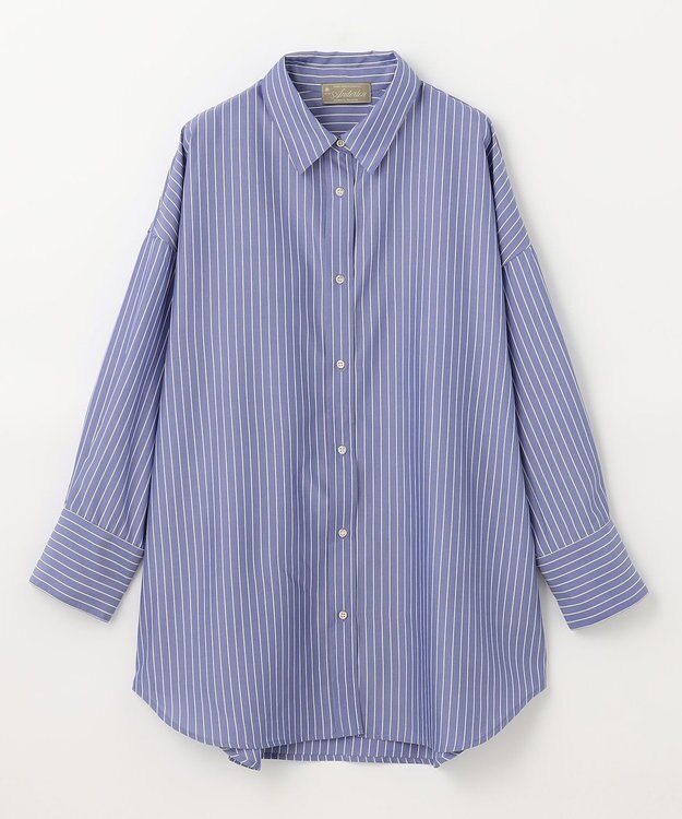 ANY 【UVケア・吸水速乾・接触冷感】ラク映えドライシャツ ブルー系