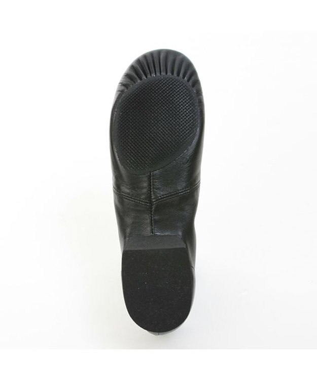 Chacott ローカットプリーツジャズシューズ（ラバーソール）25.5、26.0ｃm ブラック