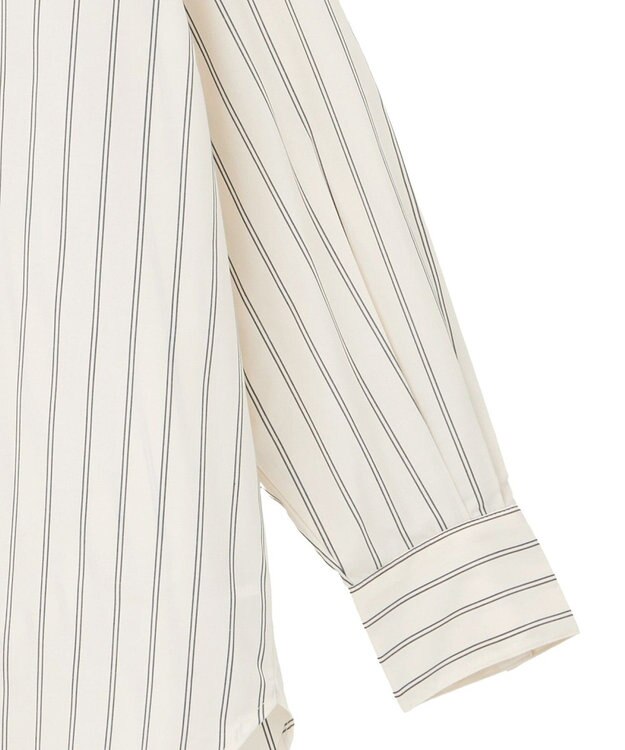 Green Parks イージーケアアソートシャツチュニック Ivory