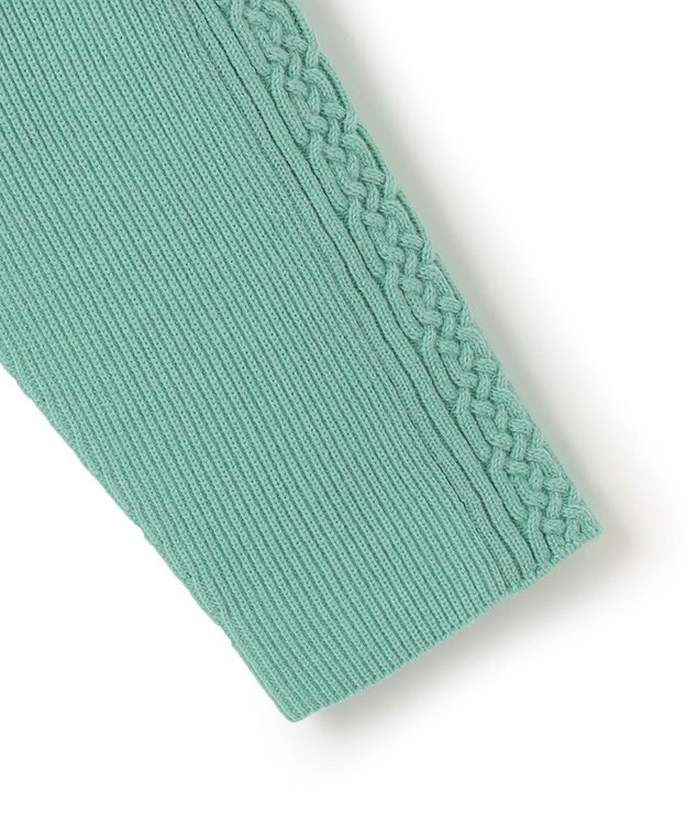 ICB 【洗える】 MIZUHIKI ニットプルオーバー ライトグリーン系