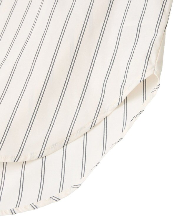 Green Parks イージーケアアソートシャツチュニック Ivory