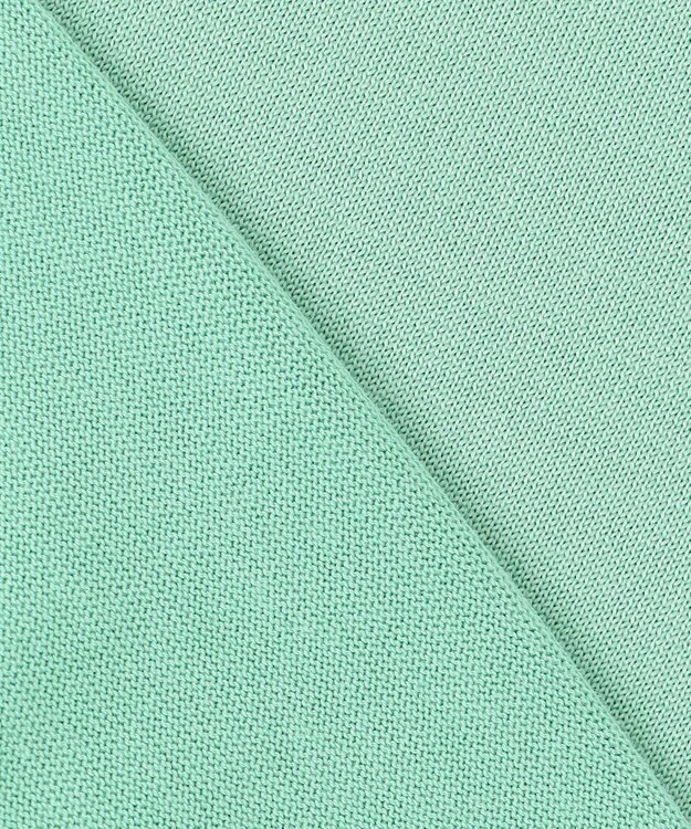 自由区 【アンサンブル対応・洗える】アセテートコットンプルオーバー ニット グラスグリーン