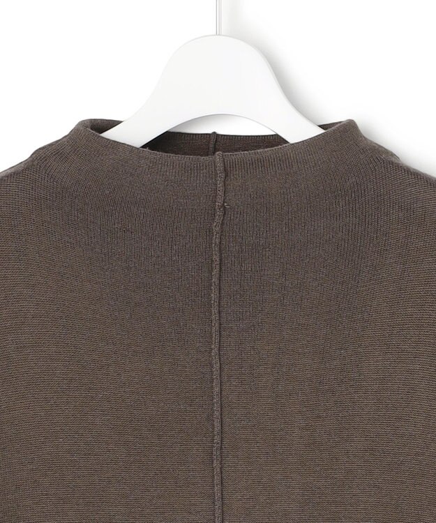 J.PRESS YORK STREET 【WOMEN】ボトルネックニット ワンピース ブラウン系