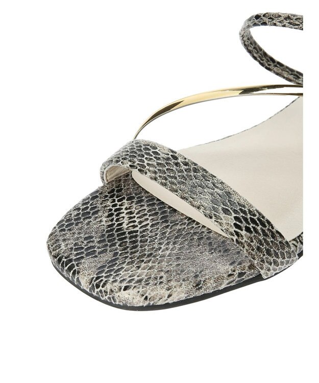 Green Parks ・ｍｉｎｉａ　ナローストラップミュール Python