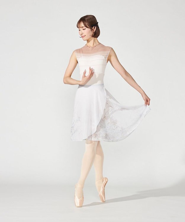 Chacott 巻きスカート ホワイト