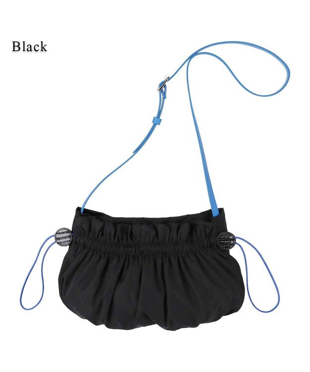 tsumori chisato CARRY ギャザー ショルダーバッグ ブラック