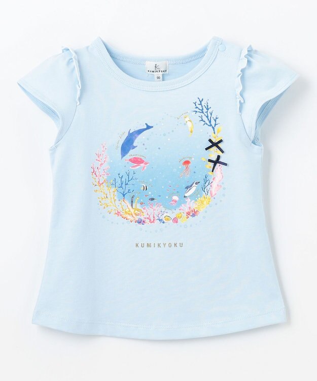 組曲 KIDS 【80-100㎝】ENOSUI Dream Tシャツ サックスブルー系
