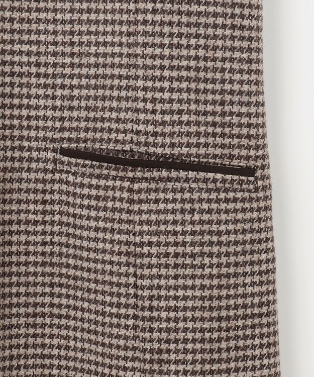 J.PRESS LADIES T/W 千鳥 ツイード ジャンパースカート ブラウン系3