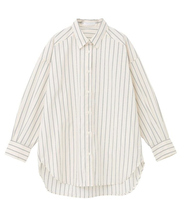 Green Parks イージーケアアソートシャツチュニック Ivory