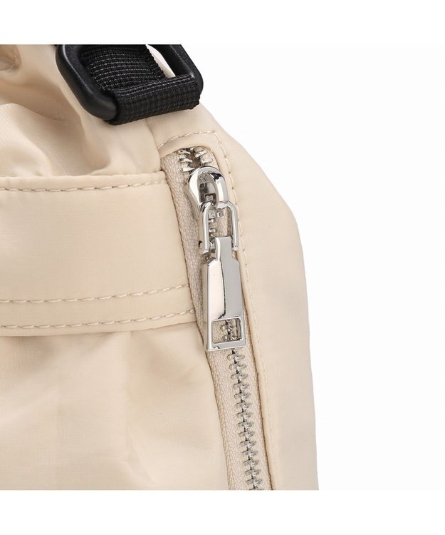 ACE BAGS & LUGGAGE JEWELNA by Jewelna Rose ナイロン巾着バッグ 16201 軽量 2WAY ハンドバッグ ショルダーバッグ アイボリー