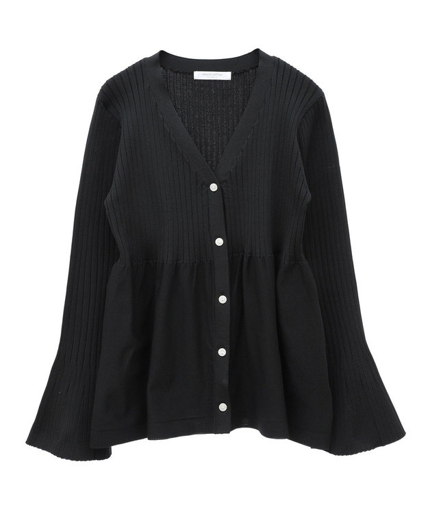 OMMO クロップドカーディガン　ブラック・グリーン OMMO クロップドカーディガン ブラック・グリーン OMMO