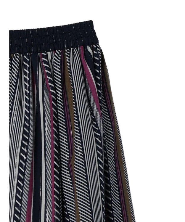 Green Parks ・ＥＬＥＮＣＡＲＥ　ＤＵＥ　マルチストライプスカート Pink