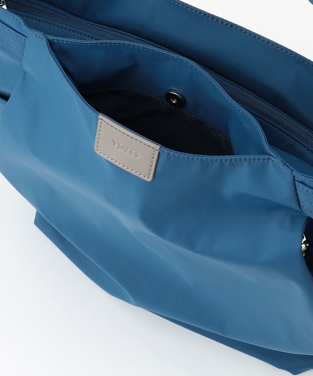 Y'SACCS 【ナイロンタフタ】トラベルショルダーリュック ブルー