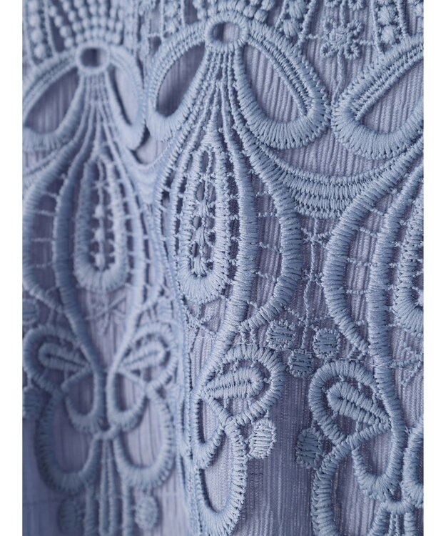 Green Parks ・ＥＬＥＮＣＡＲＥ　ＤＵＥ　ケミカルレースブラウス Blue