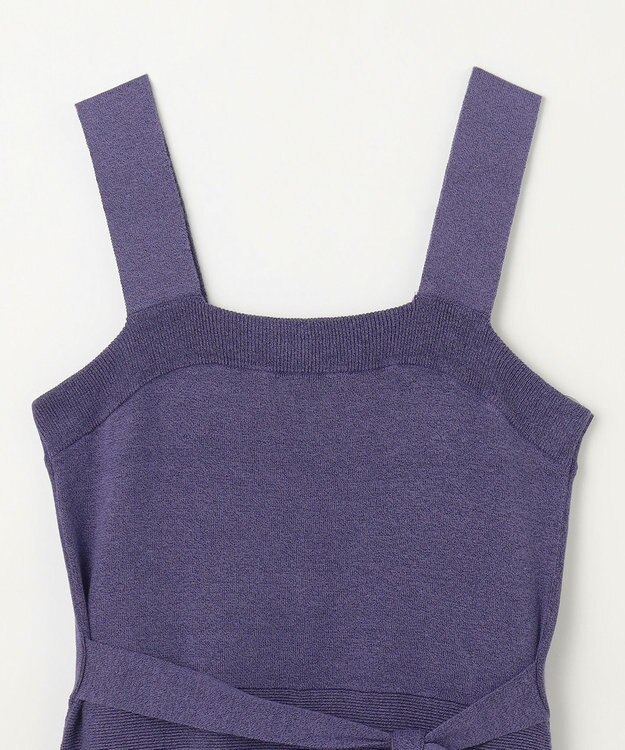 GRACE CONTINENTAL ニットキャミワンピース ブルー