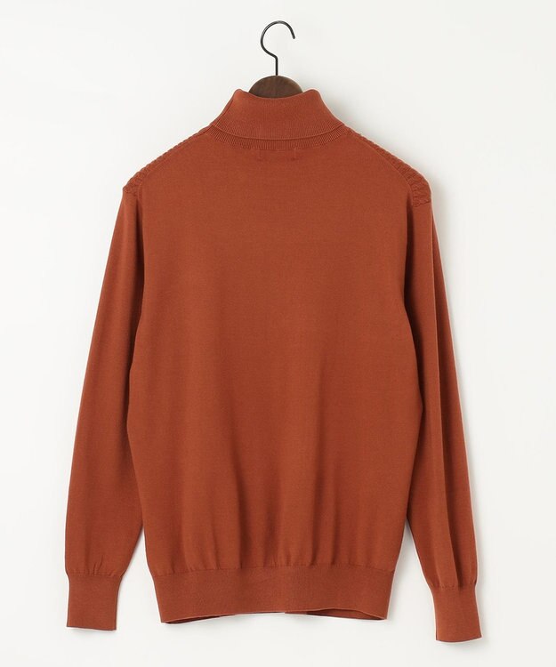 JOSEPH ABBOUD 【チクチクしない/イージーケア】SNOWYタートルネックニット オレンジ系