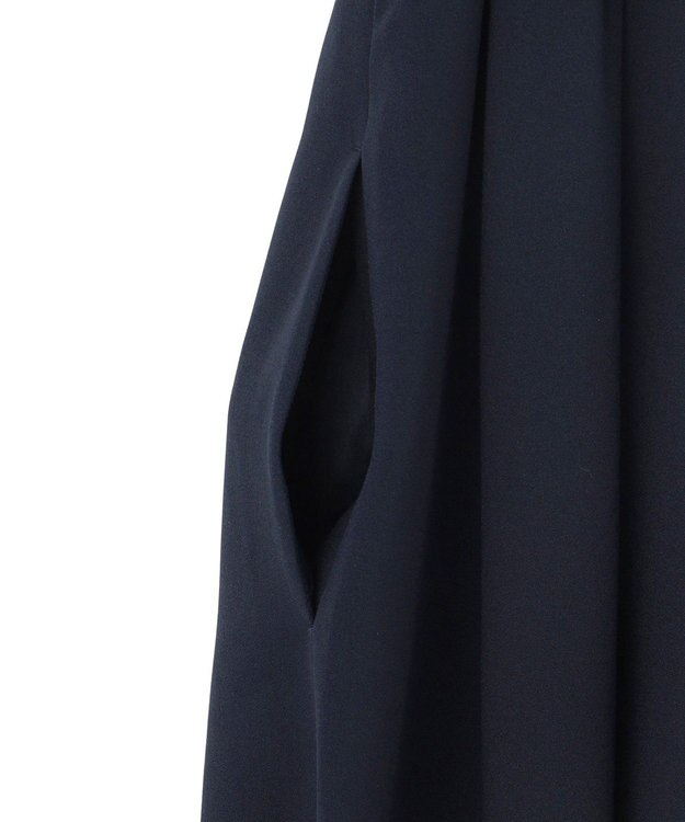 TOCCA 【洗える・接触冷感・UVカット・消臭】SMOCKING EMBROIDERY ドレス ネイビー系