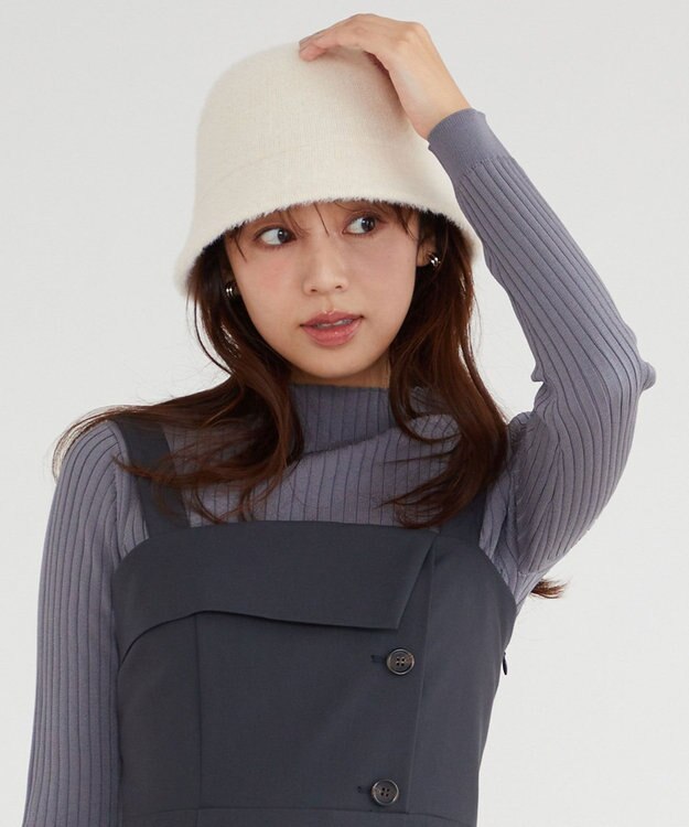 Feroux 【古畑星夏さん着用】シャギーバケット ハット アイボリー系