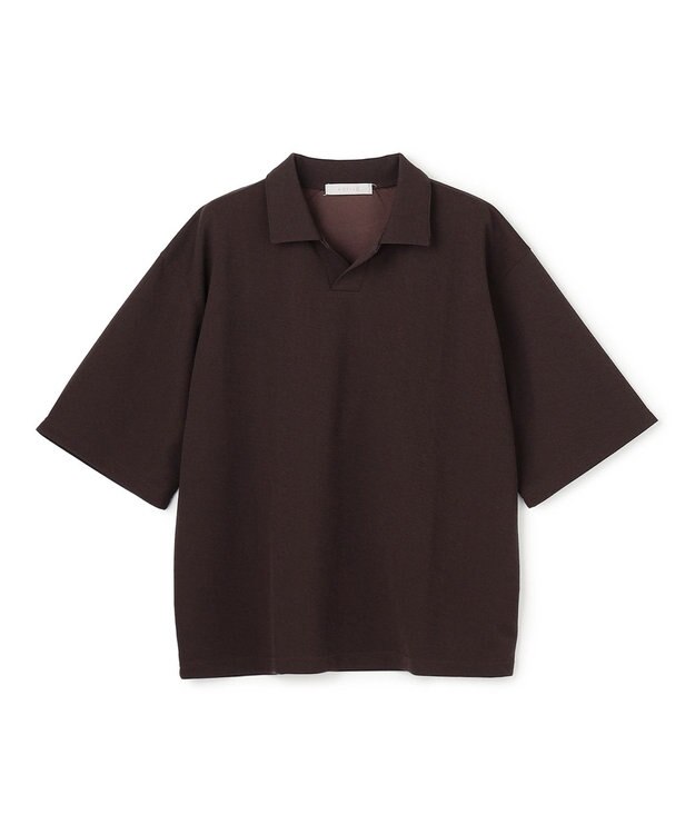 UNFILO MENS さらさらドライ クリーンポロ ブラウン