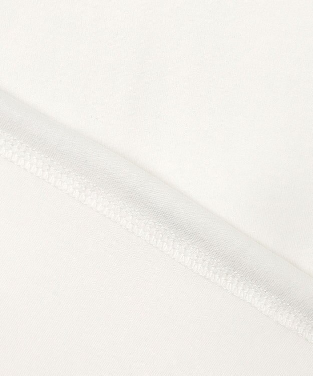 ANY L 【洗濯機可/UVケア】シルケットスムースドロストＴシャツ オフ