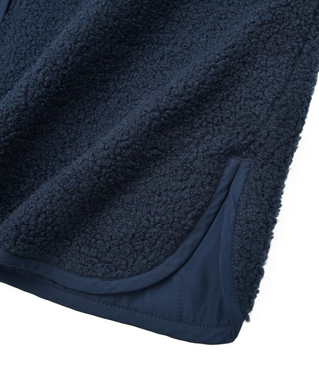 AMERICAN HOLIC あったかリバーシブルキルティングコート Navy