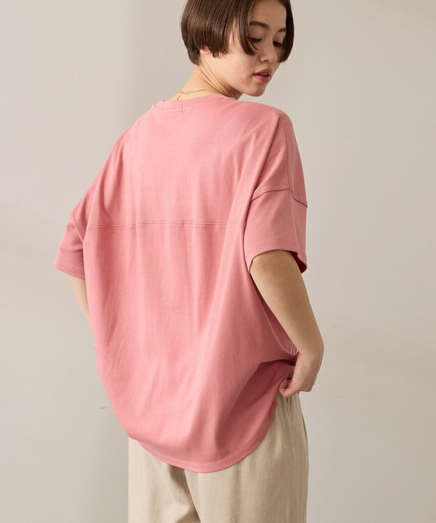 AMERICAN HOLIC 【新色追加】【接触冷感】コクーンシルエットカットソー Pink