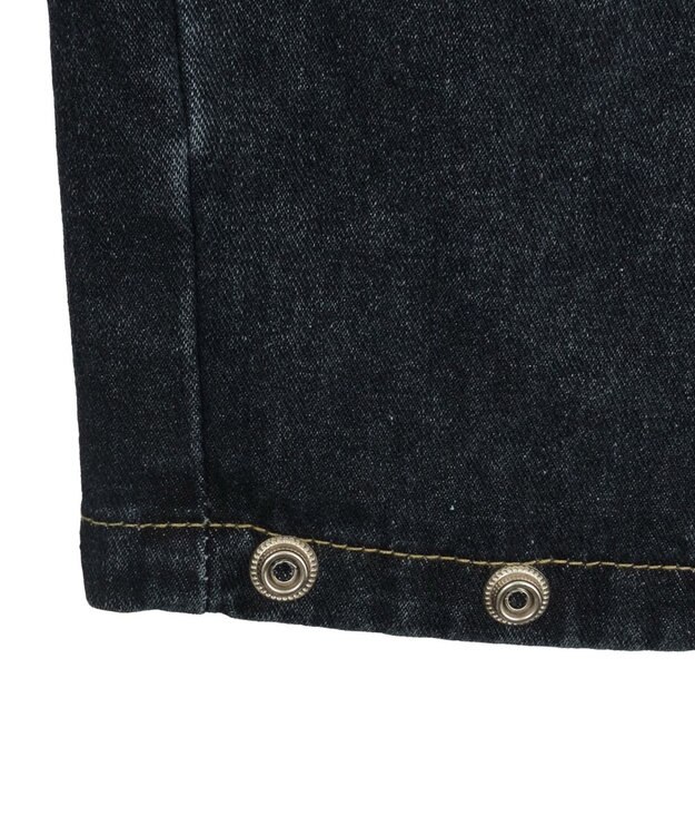 WEGO ブラストワイドデニム デニム濃色