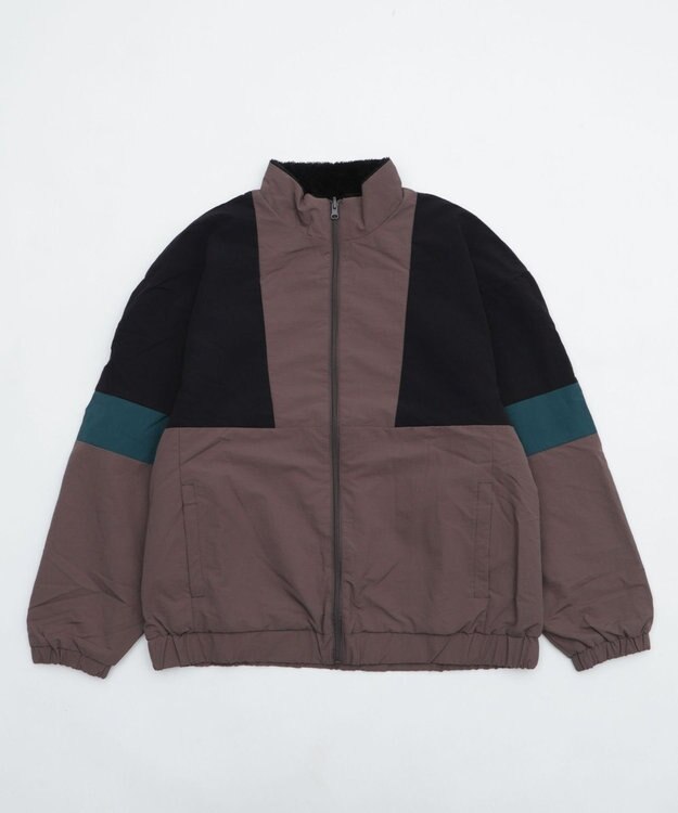 WEGO リバーシブルナイロンブルゾン ブラック中濃色