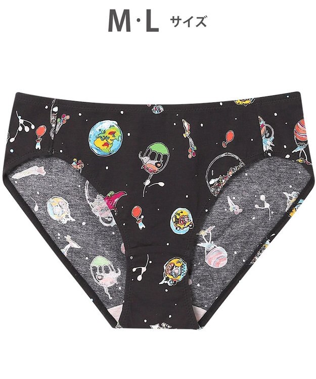 tsumori chisato SLEEP ツモリチサト ショーツ 綿混(身生地) レディース UPX540 /ワコール ブラック