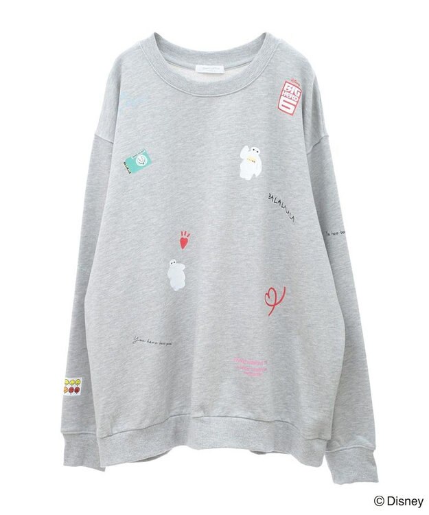 Green Parks １０ｔｈベイマックス／ランダムロゴプルオーバー Gray Mixture