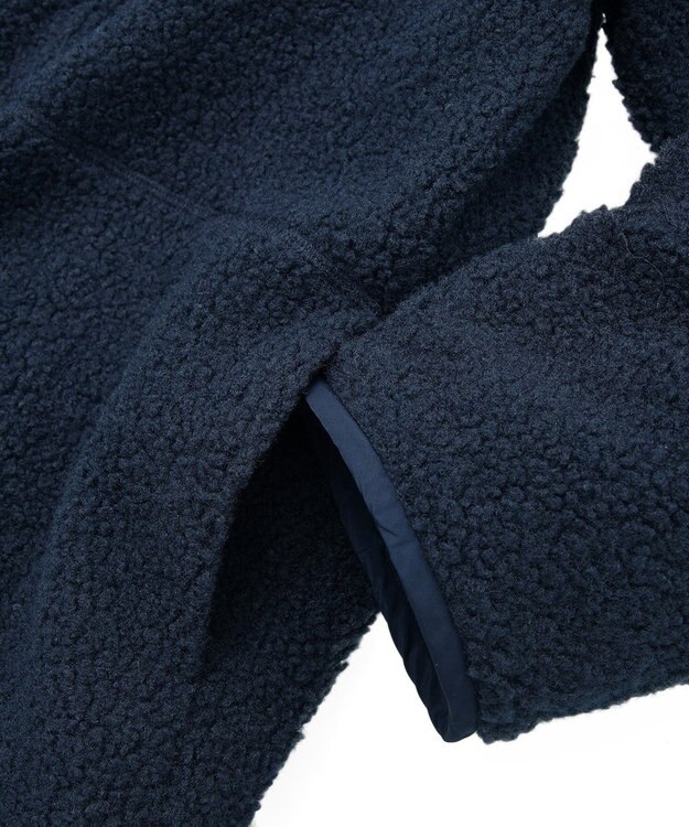 AMERICAN HOLIC あったかリバーシブルキルティングコート Navy