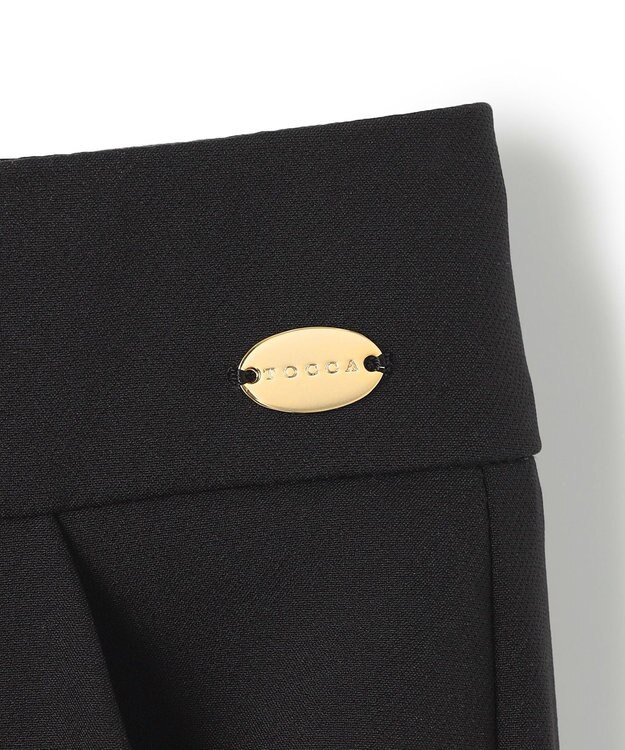 TOCCA 【洗える・消臭】BOUNCING RIBBON パンツ ブラック系