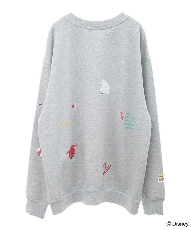 Green Parks １０ｔｈベイマックス／ランダムロゴプルオーバー Gray Mixture