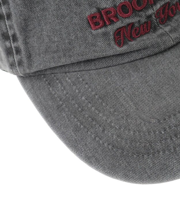 AMERICAN HOLIC 刺繍ロゴピグメントキャップ Charcoal Gray