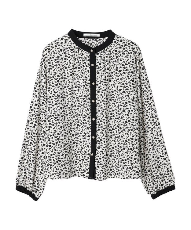 Green Parks ・ＥＬＥＮＣＡＲＥ　ＤＵＥコバナパイピングブラウス Off White