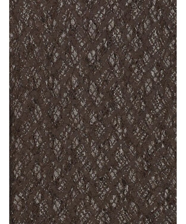 Te chichi パッチワークレースクルーネックTOPS《2025Autumn catalog vol.2 item》 チャコールグレー