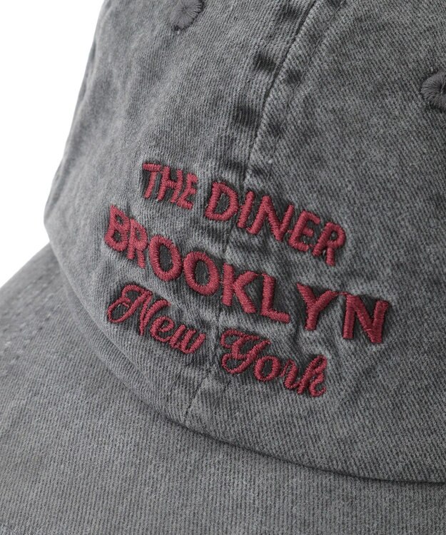 AMERICAN HOLIC 刺繍ロゴピグメントキャップ Charcoal Gray